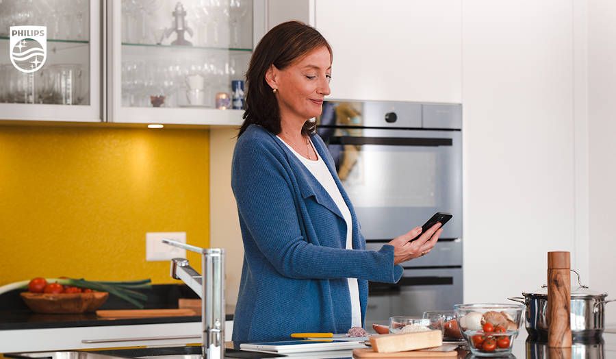 Mujer con audífonos