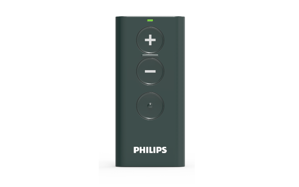 Control remoto de audífonos